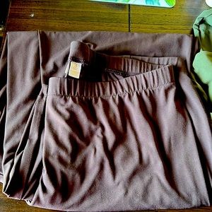 Like New 3 pairs of solid colored Chicos size 3 Palazzo pants - size 18-22